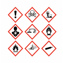 MSDS 경고문자 GHS 그림문자 경고표지 픽토그램 스티커, 디자인4