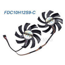 사파이어 R9 270X 280X HD7870 HD7950 HD7850 HD6850 쌍 냉각 팬 85MM FDC10H12S9-C FD7010H12S 듀얼 쿨러 팬 4 라인
