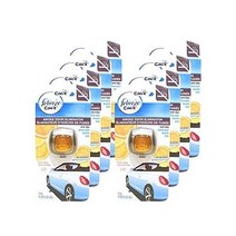 Febreze 페브리즈 자동차 벤트 클립 연기 냄새 제거기 신선한 감귤 향 (8개 팩), 0.06 Fl Oz (Pack of 8), Fresh Citrus