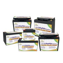 인산철배터리 리튬 철 태양열 저장 배터리 12V 6Ah 10Ah RV 캠핑카 골프 에너지용 BMS 인산염 LiFePO4 포함, 01 12V 6Ah
