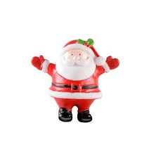 GHSHOP 크리스마스 노인 입상 장식 장식을위한 작은 문자 미니어처, 수지, 스타일D