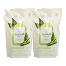 [노브랜드] 덜어쓰는 비듬케어 샴푸1200ml x 2개, 1.2L