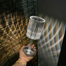 침대스탠드 크리스탈 탁상등 스페인 인기휴대 거실 침대헤드 분위기 무드등 로맨틱 선물 주얼리 충전, C01-기타, T04-스모크그레이 충전식 3종색