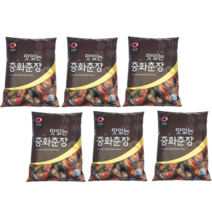 청정원 맛있는 중화 춘장, 250g, 6개