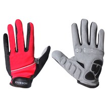 노스바이크 자전거 장갑 좌우 세트 NB-067N, 레드