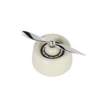 쿠킹타이머 디지털 주방 타이머 일본 덜튼 금속 기계 냉장고 부착 조리 프로펠러 마그네틱 알람, 06 우윳빛