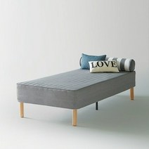 [1월 포토상품평 이벤트] 한샘 일체형침대 S 그레이 독립스프링, 수납형