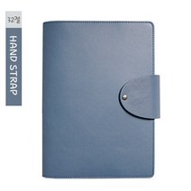 스타트온플래너 핸드 스트랩 6공 다이어리 32절 B6 프리미엄 업무용, 블루