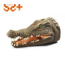 상어 손인형 역할놀이 핸드퍼펫 소프트완구 손가면 공룡놀이 소프트애니멀, 6 악어 핸드퍼펫