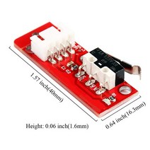 기계식 엔드 스톱 리미트 스위치 컨트롤러 보드 모듈 3D 프린터 용 USB 케이블 포함 Makerbot Prusa Mend, 02 1 Pc
