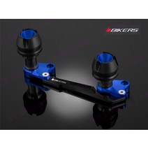 혼다 FORZA350 배기관 보호 범퍼 가드 머플러 슬라이더 포르자 튜닝 바이커스, 블루 + 1개