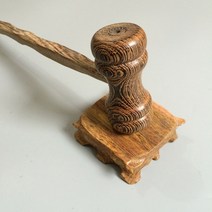 망치 진짜 목재 경매 해머 판사 법원 망치 특별 시뮬레이션 재판용, 02 Black