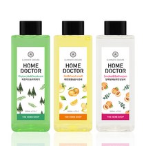 더허브샵 홈닥터 리필오일 + 섬유스틱 5p 세트, 공기정화&기분전환, 200ml
