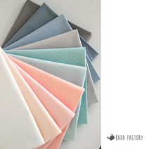 바다팩토리 코튼 오가닉 면20수 무지 10종, 소프트핑크