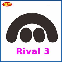 Steelseries SENSEI 310 RIVAL3 라이벌 300 용 새로운 교체 마우스 피트 스케이트 스티커 패드 1 세트, 01 Rival 3