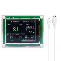 가정용 CO2 미터 미니 휴대용 PM2.5 co2 미터 가스 감지기 다기능 레이저 대기 질 모니터 LED 디지털 디스플레이 USB, 협력사, A4