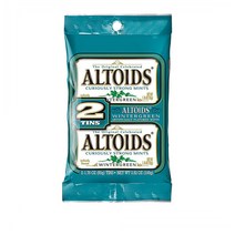 Altoids Wintergreen Mints 알토이즈 윈터그린 민트 캔디 1.76oz(50g) 2팩, 50g, 2개