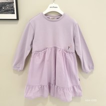 페리미츠 [북유럽ST] 캐쥬얼 보라색 원피스 - 꽃자수가 귀여워요=) 인천점