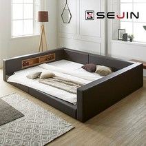 에닉 가드 패밀리침대+독립매트리스Q+SS, 아이보리