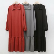 아이우먼 빅사이즈사랑해요 K797L301 카라분또프릴원피스 GR