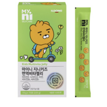 마이니 일동제약 지니키즈 면역 비타젤리 15p, 225g, 8개
