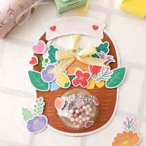 사탕 종이철 꽃바구니 포장선물 만들기용품 단품 (축하꽃) 키트, 릴로안쿠팡 본상품선택, 릴로안쿠팡 1