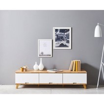 드라마협찬 모던엔틱 거실수납장(160cm 2컬러) TV대 고급 서랍 아파트, 그레이