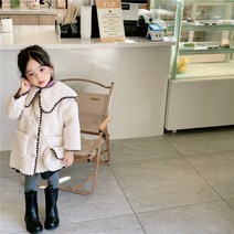 바로배송 여아 푸들 코트 가방 세트 겨울 등원룩 데일리룩 북유럽풍 아기옷 키즈룩 키즈패피