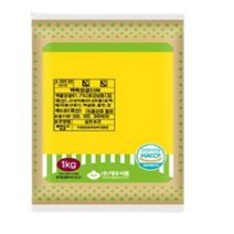 대두 백옥 앙금 1kg 저감미 (35M) 저당 팥 강낭콩 빵 떡 플라워, 5개