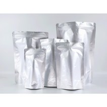 바이올팩키지 은박 알루미늄 스탠딩지퍼백 중 15X22 cm 100매, 중(M), 100개