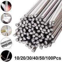 용접 용접기 용품 저온 용융 알루미늄 범용 봉 코어드 선재 솔더 프로판 토치 용 17, 2.4mm-33cm, 20개