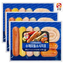 [퀴클리몰] 사조오양 수제 모듬 소시지 385g 냉동 x 3개, 1세트