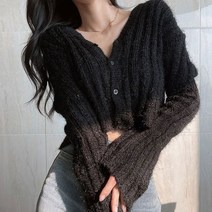 [레티고] 크롭 볼레로 니트 가디건