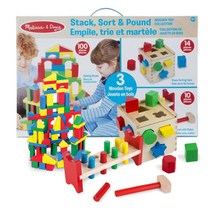 Melissa & Doug 유아 원목 3종 세트