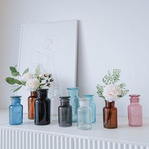 시약 공병 (꽃병), 투명