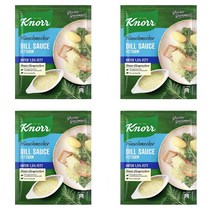 Knorr 크노르 연어스테이크소스 저지방 딜소스 Dill low fat sauce 250mL 4개
