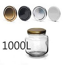 낮은병1000 900 ml 89mm실버뚜껑 밀폐용기 빈병, 셀몰 골드