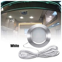 탑기어 면발광 LED 원형등 매립형 12v 캠핑카 6500K 조명 밴, 1개