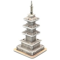 [동화오피스] 3D 우드락 입체퍼즐 건축모형만들기 1 / 6세 7세 유치원선물, 석가탑