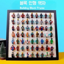 아이언 맨 컬렉션 기념 매뉴얼 풀 세트 조립 완구 마블, 63종 아이언맨 피규어+블록 포토 프레임