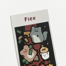 플렉스 리무벌 스티커 다이어리 선물포장 소품 꾸미기