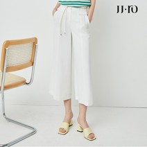 JJ지고트 JJ.ro 플랩 장식 스티치 와이드 팬츠 GM6A0SLR6