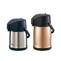 일본 (변압기필요) 조지루시 마호빈(ZOJIRUSHI)스테인레스 탁상 에어 포트 보온 보냉 광구 3.0L코퍼 SR-C, 단일옵션
