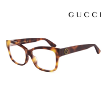 명품아이웨어 명품안경 명품 안경테 GG0100OA 002 하바나 스퀘어 아세테이트 여자 안경