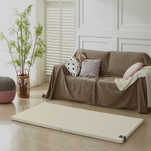 폴더매트 2단 층간소음매트 놀이방 항균 아기 유아 거실 매트, 2_화이트 크림, 2. 2단70(70x180)