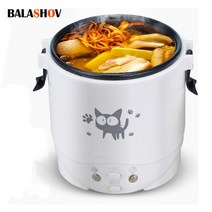 차량용커피포트 차량용전기포트 카포트 전기 미니 밥솥 휴대용 1l 물 음식 히터 기계 도시락 따뜻한 2 인용 요리 기계 가정용 자동차 트럭, 자동차 suv 용 12v