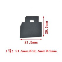 JACA 5pcs 프린터 플로터 고무 와이퍼 엡손 XP600 DX5 DX7 5113 인쇄 헤드 블레이드 Mutoh Roland Mimaki 청소 부품, NO.1 Black, NO.1 Black