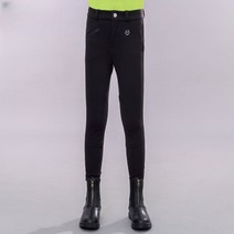 어린이 승마복 여름 주니어 승마 바지 여성용 남성용 승마장비 승마바지 대차마복 내마모성, 150, 검은 색