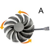 T129215SU GV-RX570/RX580 게임 GV-RX470 WF2/RX480 WF2 88MM 팬 기가 바이트 카드 냉각 팬, 1PCS 옵션