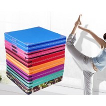 이퍼피 실내 체육 교구 접이식 매트 스포츠 활동 체조 에어매트 바닥매트, 옥스퍼드_50x100x5cm 1개, 핑크